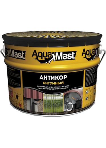 Мастика антикоррозионная AquaMast (8 кг)